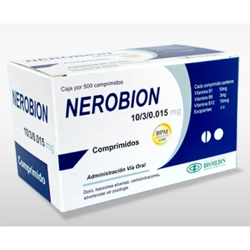 NEROBION B1- B6- B12 CAJA X 500 COMPRIMIDOS - Ecofarma